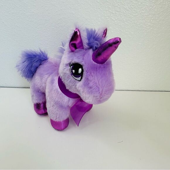 Dan Dee Purple 10 In Unicorn Plush - Picture 2 of 3